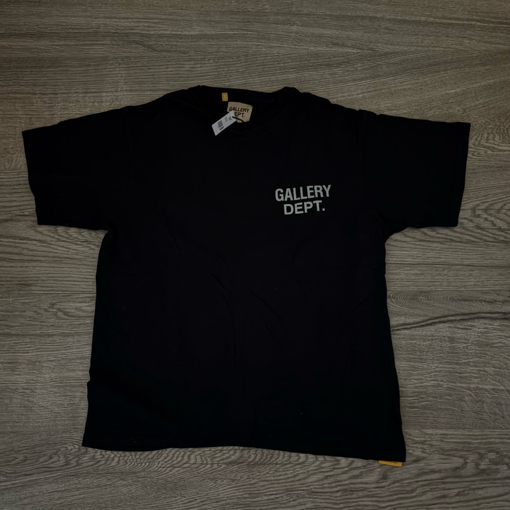 Gallery Dept Black Short Sleeve Tee